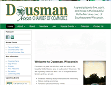 Tablet Screenshot of dousmanchamber.org